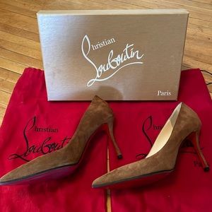 Christian Louboutin Suede Pumps
